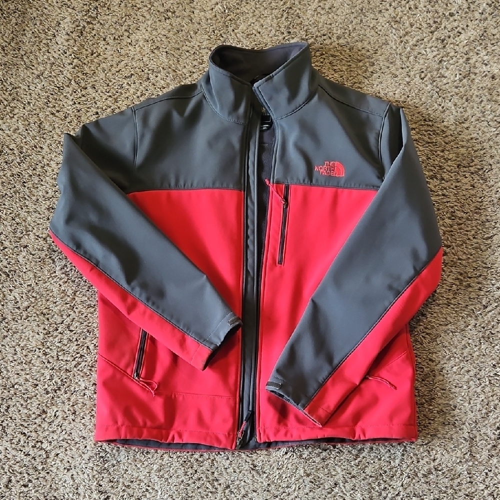 The North Face Red and Gray Outdoor Performance Jacket